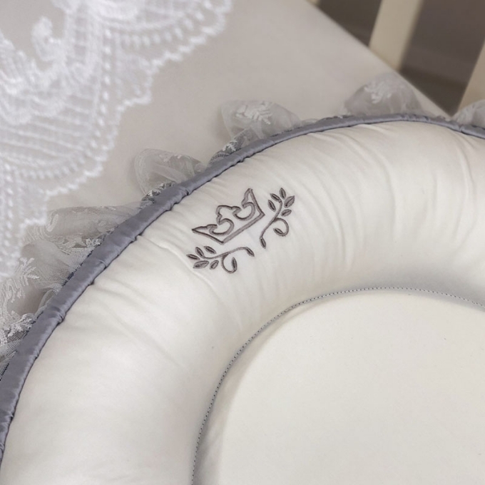 Protectie somn – Baby Nest Fancy albastru regal (5)